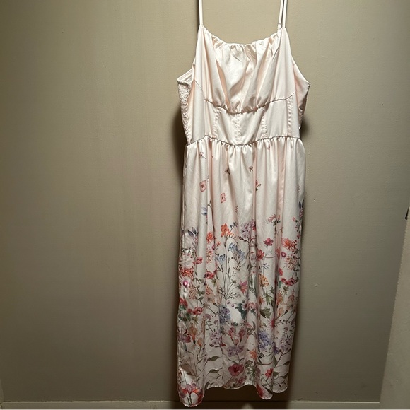 SHEIN MOD Floral Print Romantic Maxi Dress - Picture 4 of 10